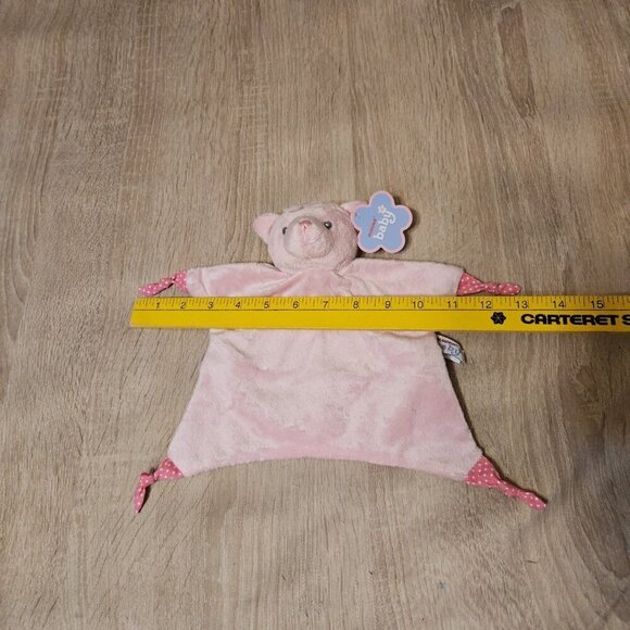Aurora Baby Pink Bear Teether Lovey Hand Puppet New - Picture 6 of 8